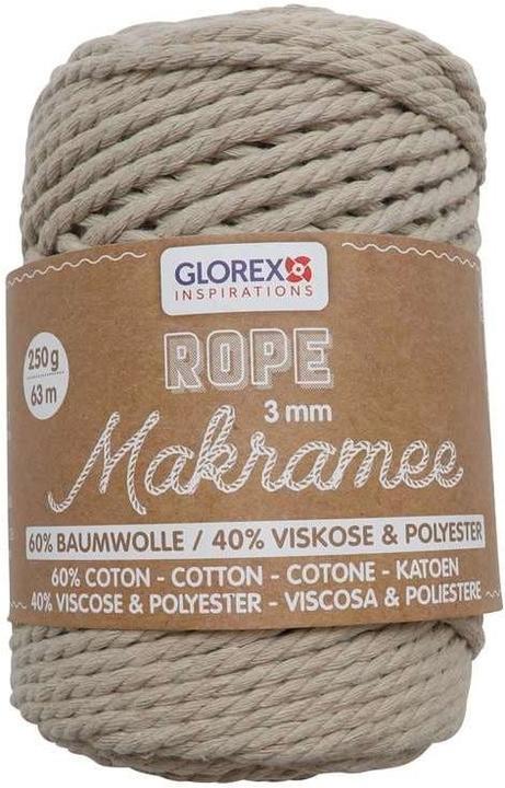 Glorex Corde de macramé (63 m)
