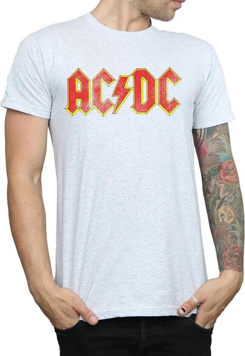 Immagine prodotto AC/DC Maglietta Logo Uomo Distressed (S)