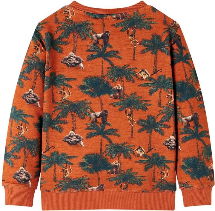 VidaXL Kinder-Sweatshirt Helles Rostbraun 104,Material: 95 (104)