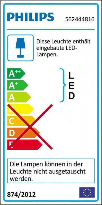 Energy Label Philips MyLiving Star (670 lm)