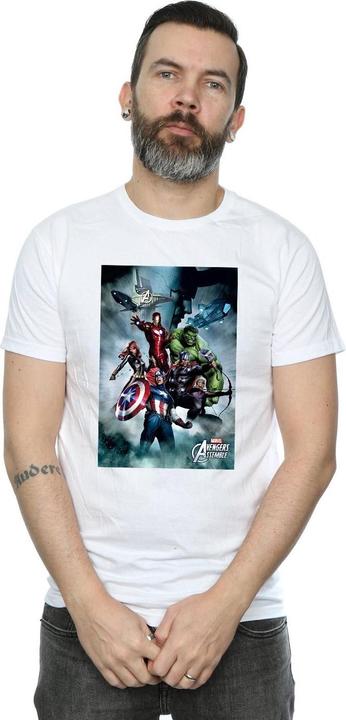Produktbild Avengers Assemble Team Montage TShirt (XL)