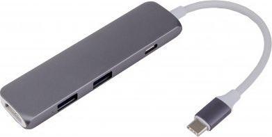 Produktbild LMP USB-C zu (USB Typ-C, USB 3.0, HDMI, 7.30 cm)