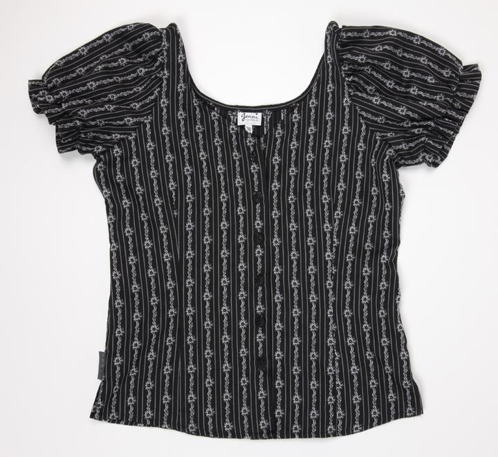 Actual product image Jenni Hemden ROSALIE puff-sleeved blouse (42)