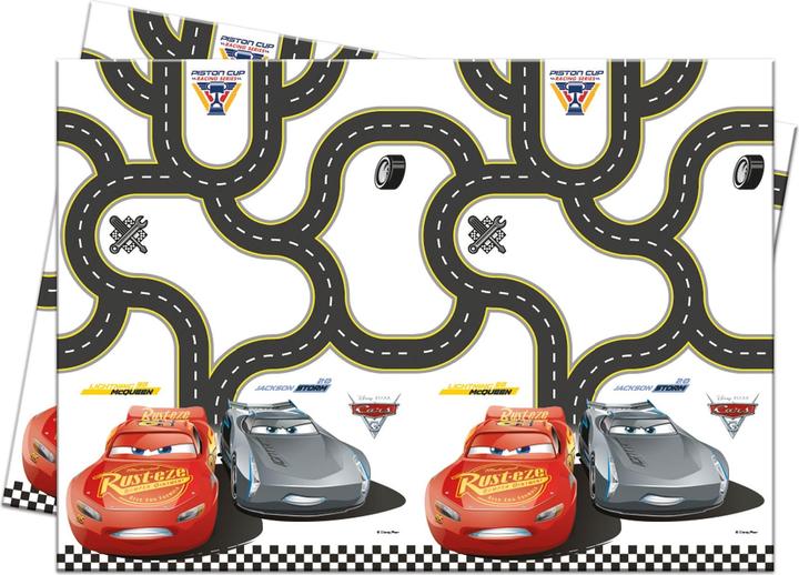 Produktbild Procos Cars McQueen Geburtstagstischdecke (180 x 120 cm)
