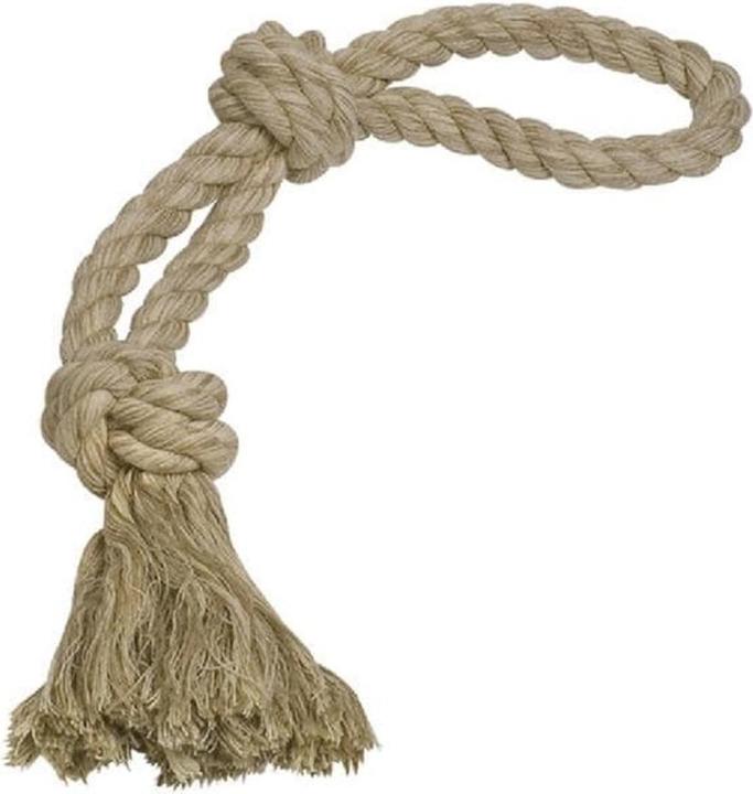 Immagine prodotto Nobby Cane giocattolo nodo corda, Natura (Gioco da masticare per cani)