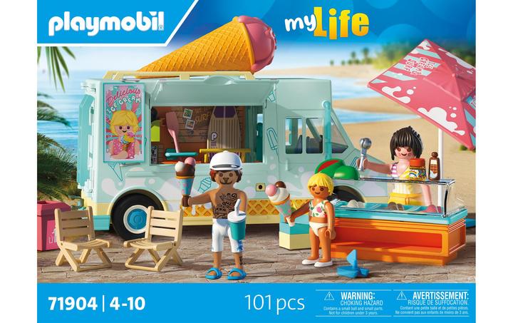 Actual product image Playmobil Ice cream truck with surf shop (71904, Playmobil My Life)