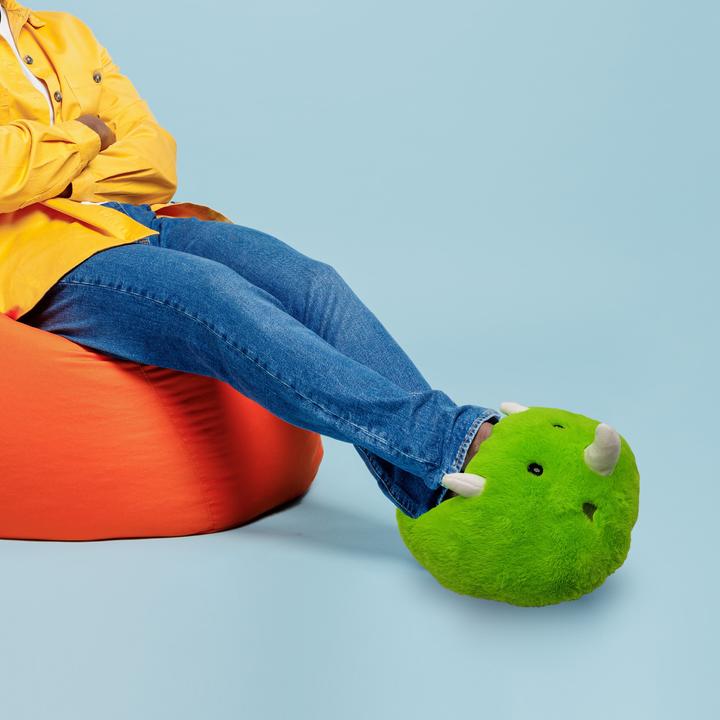 Actual product image Mad Monkey Electric foot warmer in Dino design