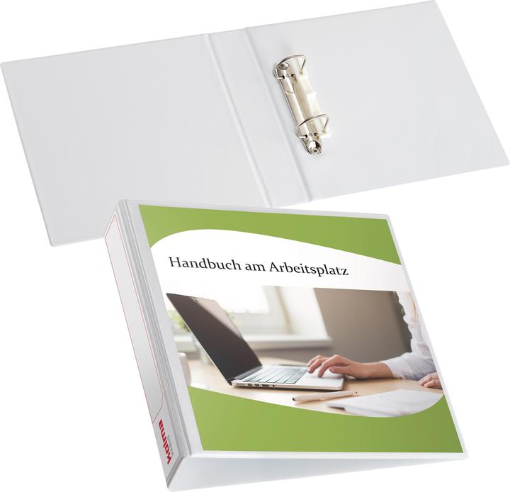 Produktbild Kolma Ringbuch Vario A5 XL 2 Ringe Füllhöhe 3 cm weiss (A5, 47 mm, 1 Stück)
