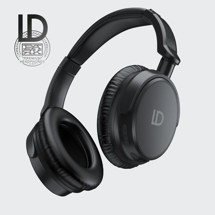 Actual product image Liam & Daan Wireless OnEar Headset, Wireless BT Headphone with Battery & 3.5mm AUX (No noise cancelling, 20 h, Wireless)
