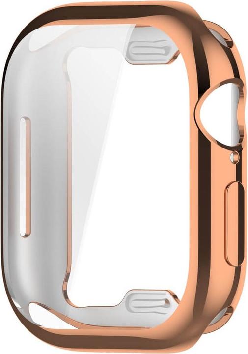 Produktbild Cover-Discount Apple Watch 10 - 42mm - Gummi Schutz Case Metall-Look