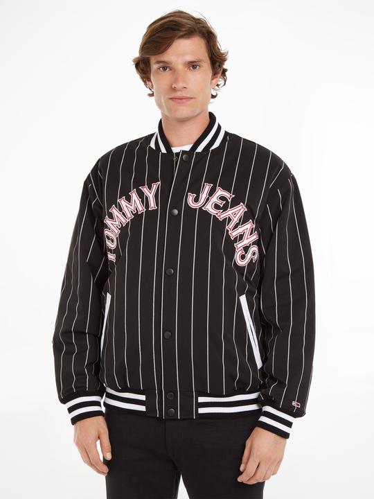 Produktbild Tommy Hilfiger Tommy Jeans Rlx Pinstripe Bomberjacke - 86443 (XL)