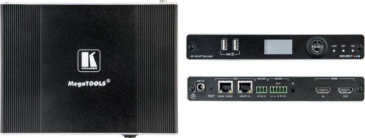Immagine prodotto KDS-DEC7 DECODER AVOIP AD ALTE PRESTAZIONI, ALTAMENTE SCALABILE, PER 4K30 4:4:4, HDR10 SU RETE 1G