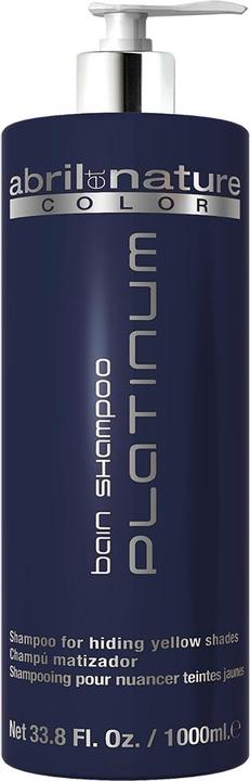 Abril Et Nature Bain Shampoo Platinum 1000ml (1000 ml, Shampoo liquido)