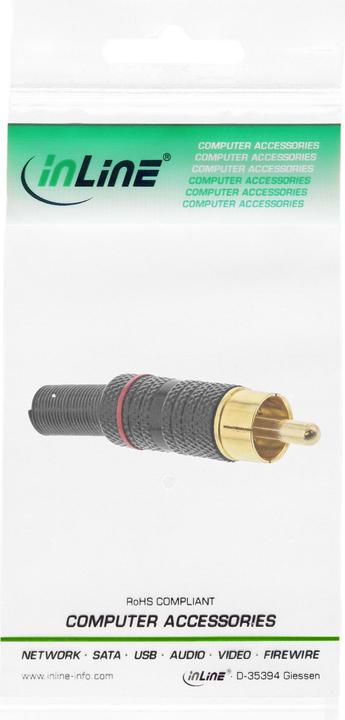 Immagine prodotto InLine Spina RCA versione a saldare