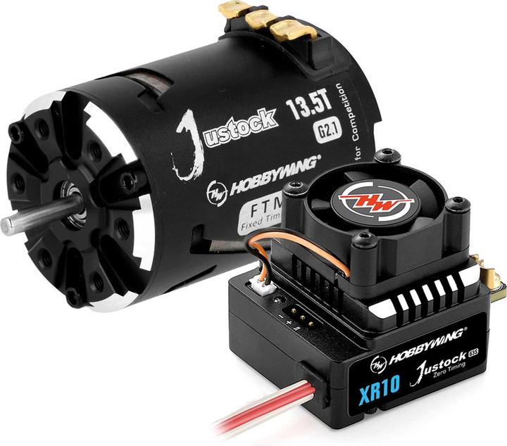 Produktbild Hobbywing Xerun Justock Combo G3S mit 13.5 Turn 3200kV für 1:10 Stock