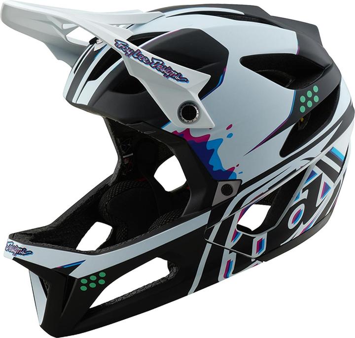 Produktbild Troy Lee Designs Stage MIPS Helm, Trooper, white, XL/XXL | 60-63cm