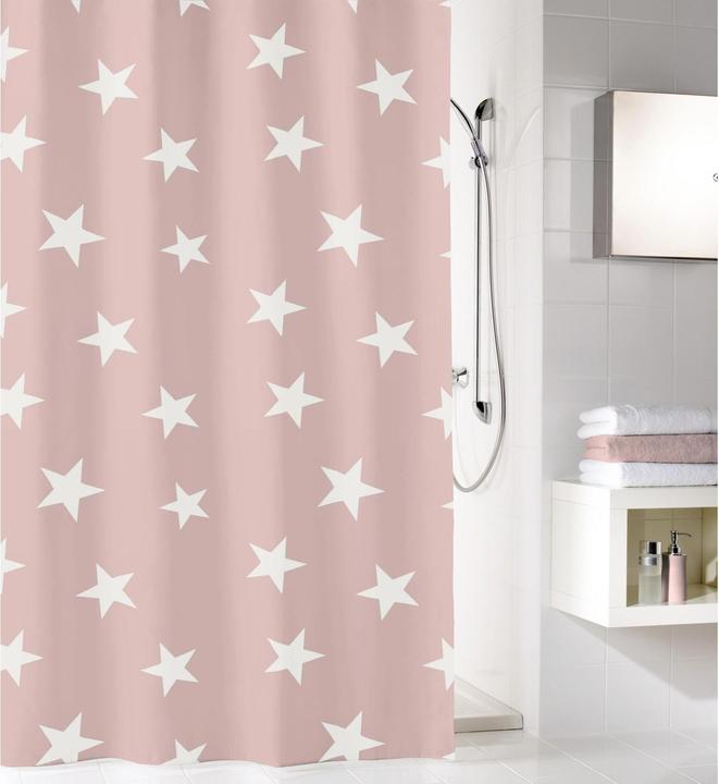 Image du produit Kleine Wolke Rideau de douche Nova rose (180 x 200 cm)