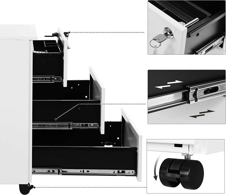 Actual product image Songmics Office Budy (39 x 45 x 54 cm)