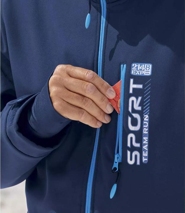 Actual product image Atlas For Men Mens Water Repellent Sports Soft Shell Jacket (XXL)