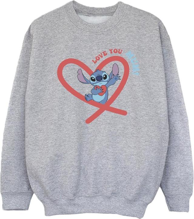 Disney Lilo & Stitch Love You Mum Sweatshirt Mädchen