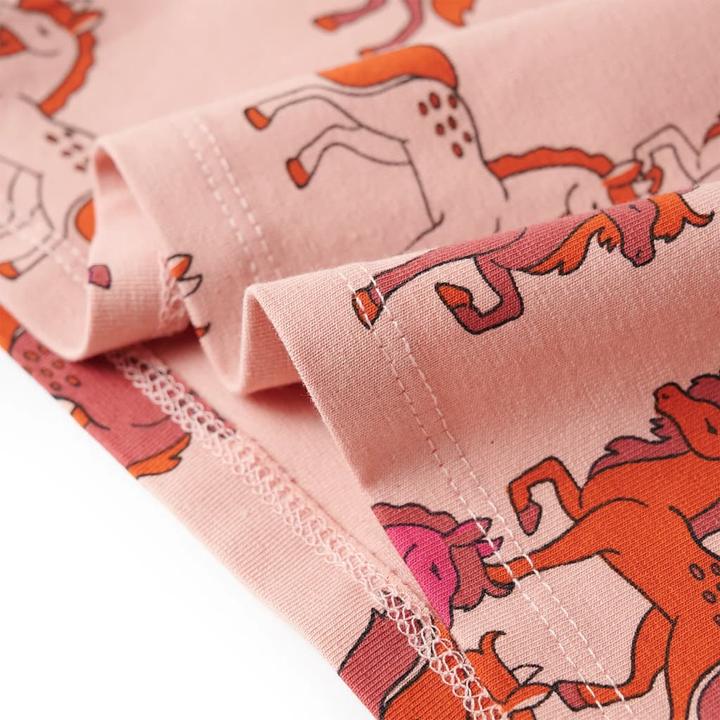 Produktbild VidaXL Kinderpyjama mit Langen Ärmeln Hellrosa 104,Material: 95 (104)