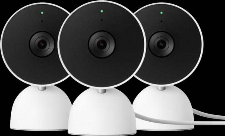 Image du produit Google Nest Cam Indoor Wired 3-pack