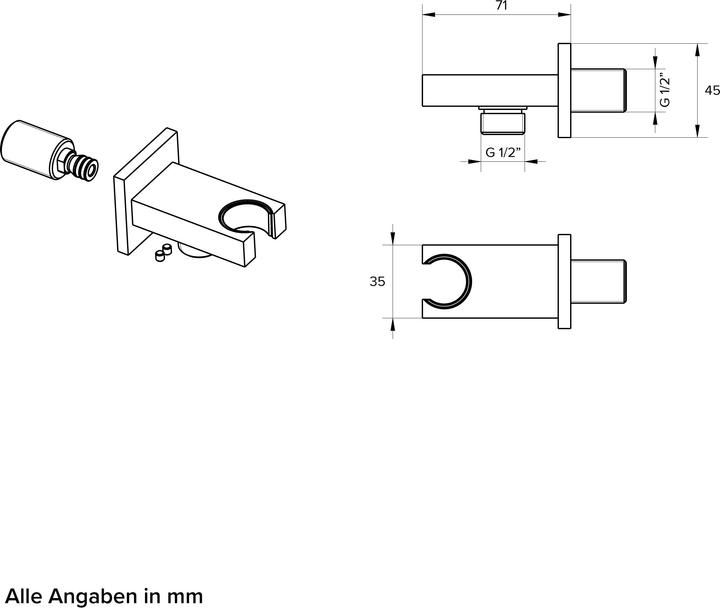 Immagine prodotto Chris Bergen Set doccia (22.90 l/min)