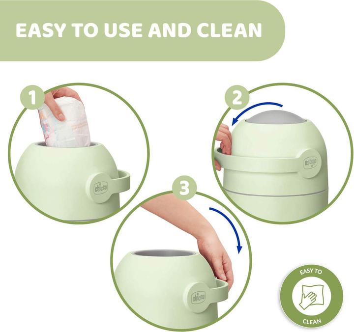 Produktbild Chicco Windeleimer ODOUR-OFF - GREEN - 0m+