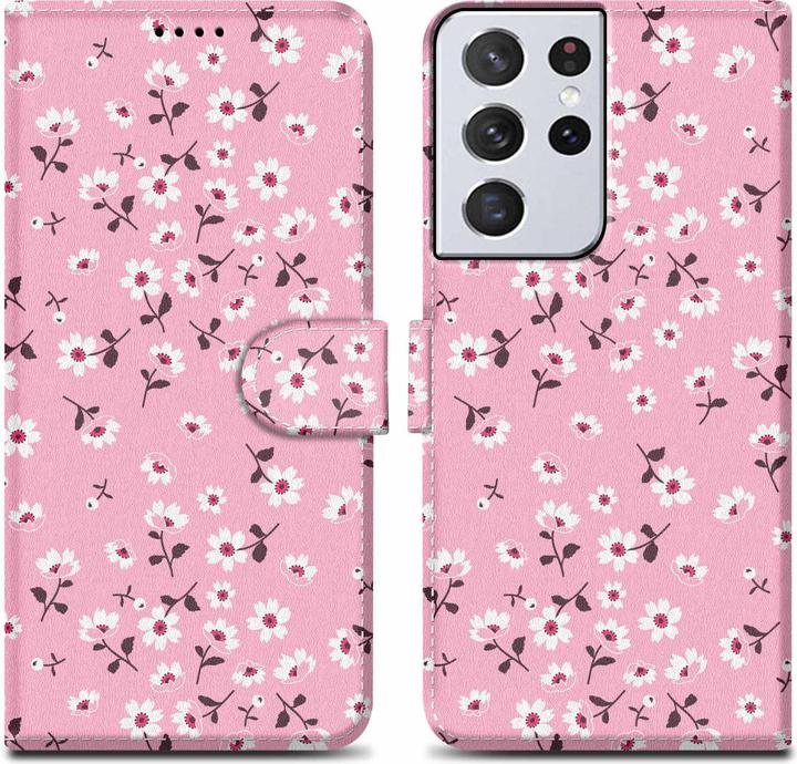 Actual product image Cadorabo Book cover with print (Samsung Galaxy S21 Ultra)