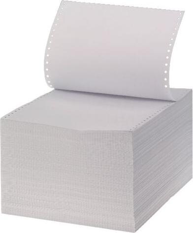 Niceday Endlospapier Recycelt DIN A4+ 60 g/m² Perforiert 240 mm x 305 mm Weiss (60 g/m², 2000 x, A4+)