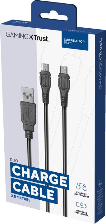 Produktbild Trust GXT 222 PS4 Duo Charge + Cable (PS4)