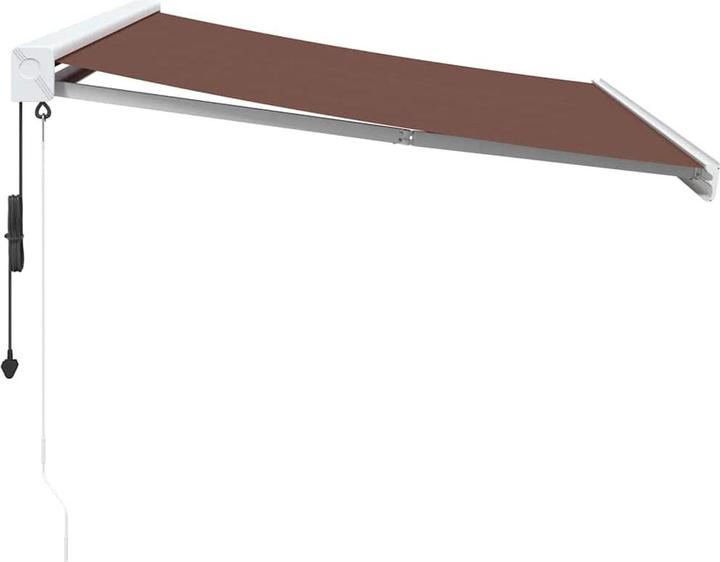 Produktbild VidaXL Markise Gelenkarmmarkise Sonnenmarkise Automatisch Braun 350x250cm (3.50 m)