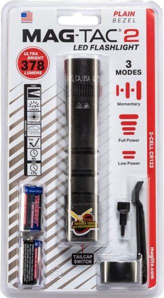 Image du produit Maglite Mag-Tac 2 no crown Taschenlampe schwarz (378 lm)
