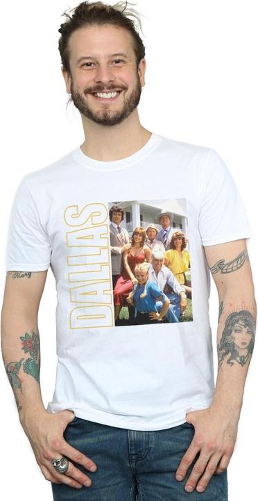 Actual product image Dallas Mens Ewing Family Photo T-Shirt (5XL)