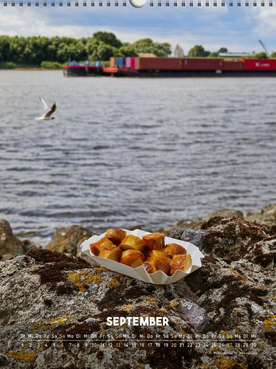Image du produit Der Currywurst-Kalender 2026 (30 x 40 cm, Couverture rigide, Allemand)