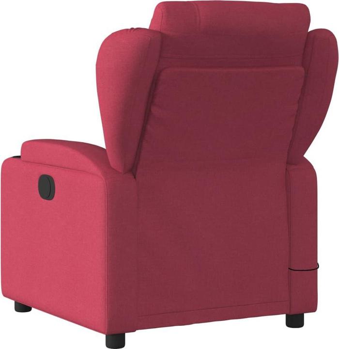 Image du produit VidaXL Fauteuil de massage vin rouge tissu,Couleur : vin rouge,Matériau : tissu