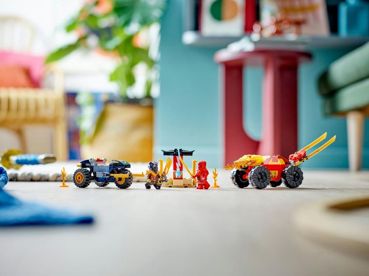 Produktbild LEGO Verfolgungsjagd mit Kais Flitzer und Ras' Motorrad (71789, LEGO Ninjago)