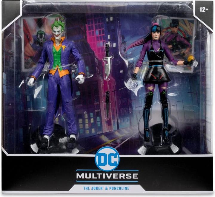 Immagine prodotto McFarlane Figure d'azione del Multiverso DC 2-pack The Joker & Punchline 18 cm