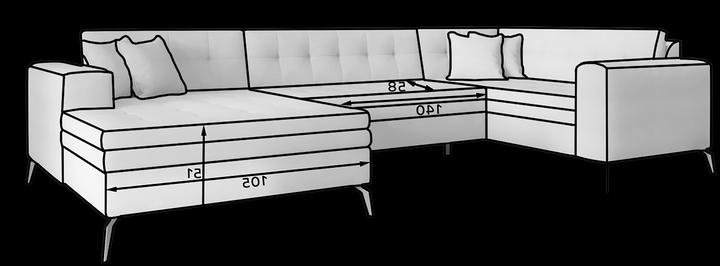 Produktbild ELTAP Montez (Wohnlandschaft, 5-Sitzer, Bettsofa)