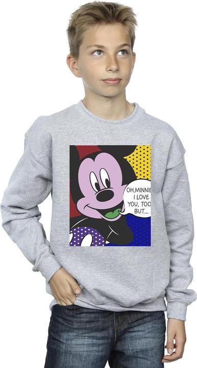 Produktbild Disney Mickey Mouse Oh Minnie Pop Art Sweatshirt Jungen (140, 146)