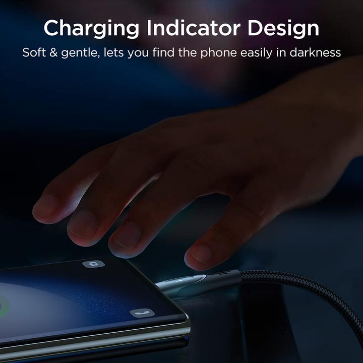 Actual product image Joyroom Star-Light Series SA27-CC5 USB-C / USB-C cable 100W 1.2m - black (1.20 m, USB 2.0)