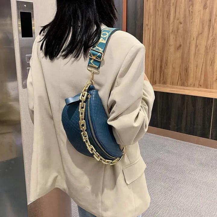 Image du produit Only-Bags.Store Chain Chest Bags Haute qualité PU Sac à bandoulière Porte-monnaie mignon et sac à main Crossbody Bag
