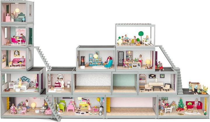 Produktbild Lundby Grosses Puppenhaus inkl. Puppen und Zubehör