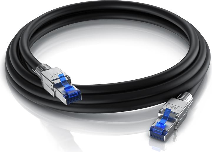 Produktbild Primewire LAN Kabel CAT.8, RJ-45, Netzwerkkabel CAT 8, Gigabit Ethernet 40 Gbit/s, S/FTP Pimf Patchkabel (S/FTP, CAT8.1, 0.25 m)
