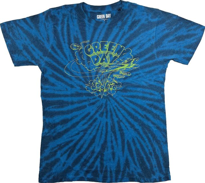 Green Day Unisex Adult Dookie Line Art T-Shirt