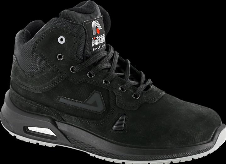 Aimont VIGOREX unisex safety boots black, with aluminum protective cap EN20345 S3, size 41 / U (S3, 41)