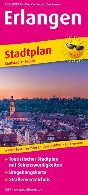 Produktbild PublicPress Stadtplan Erlangen (1259)