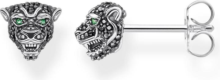 Thomas Sabo Ohrstecker Black Cat (Silber 925, Mit Stein(en))