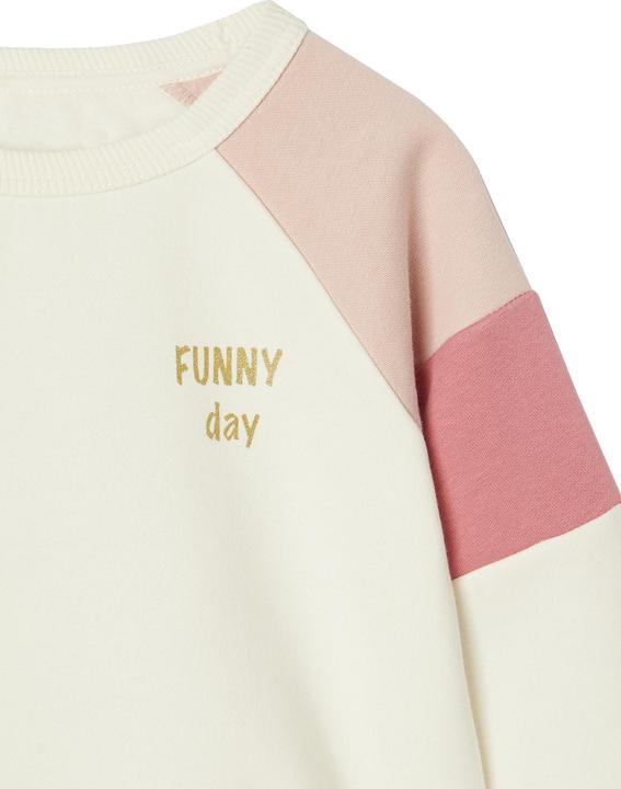 Produktbild Vertbaudet Mädchen Colorblock-Sweatshirt mit Recycling-Polyester (140)