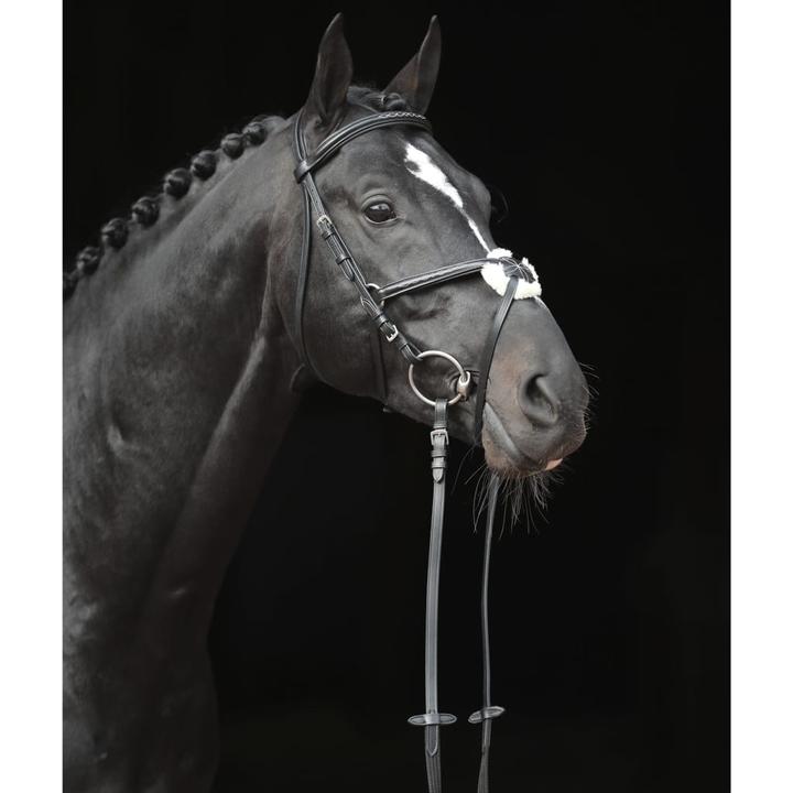 Actual product image Kerbl Snaffle bridle Cancun black, pony